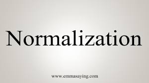 Normalization 4